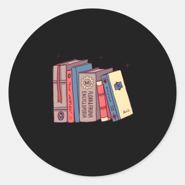 Adesivo Acontece Que O Clube De Livros Fica No Livro Do Cl (Frente)