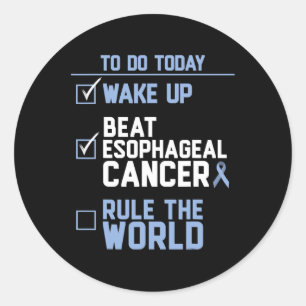 Adesivo Acordar Bater no Cancer Esofágico Regra do Mundo 1