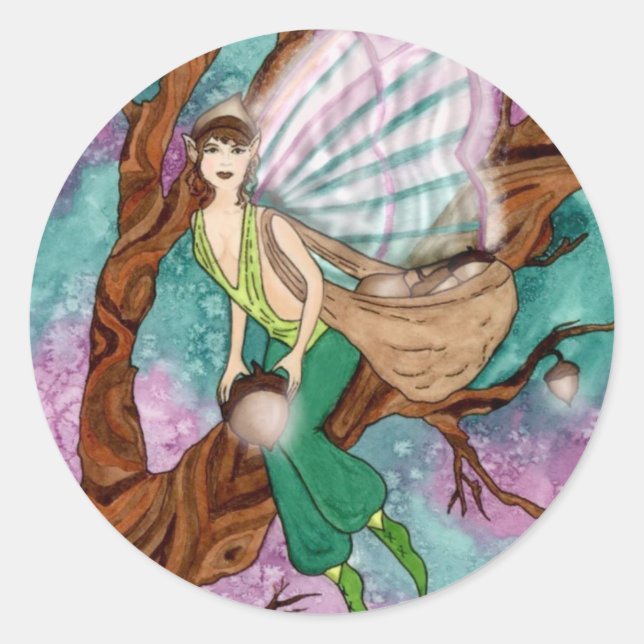 Adesivo Acorn Fairy Sticker (Frente)