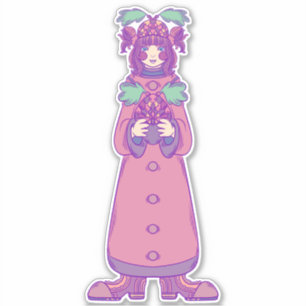 Adesivo Acorn Girl