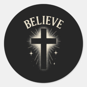 Adesivo Acredite - Bíblia cristã Jesus religioso