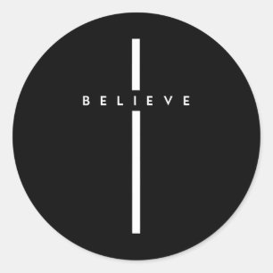 Adesivo Acredite em Deus, Jesus, religioso cristão Páscoa