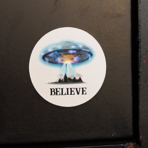 Adesivo Acredite em Óvnis Alienígenas