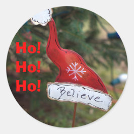 Adesivo Acredite em Papais noeis Red Hat