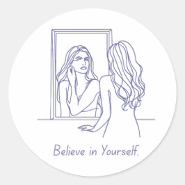 Adesivo Acredite em si mesmo - Eplifting Sticker