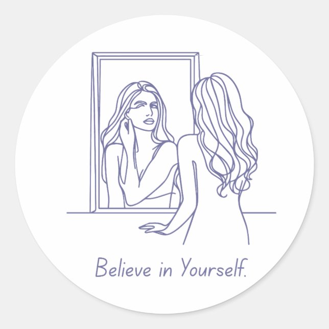 Adesivo Acredite em si mesmo - Eplifting Sticker (Frente)