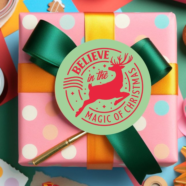 Adesivo Acredite na Mágica do Natal (Criador carregado)
