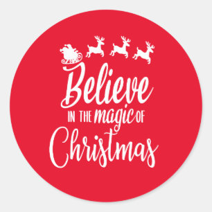 Adesivo Acredite na Mágica do Natal