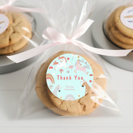 Adesivo Acredite no obrigado mágico do unicórnio