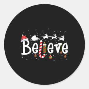 Adesivo Acreditem no Natal, Santa Claus Reindeer Candy Can
