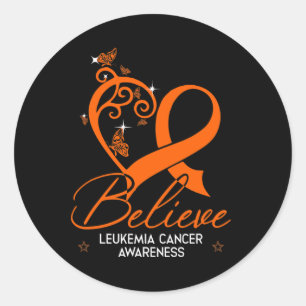 Adesivo Acreditem no Presente de Consciência da Leucemia E