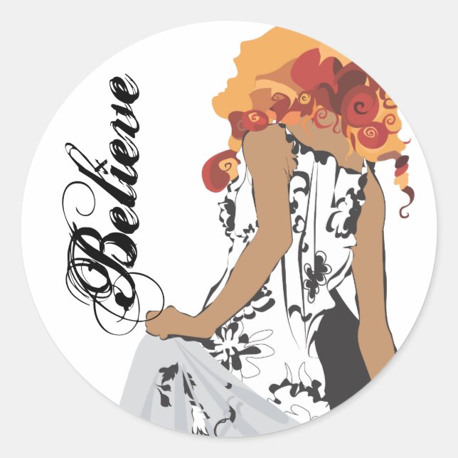 Adesivo Acreditem no Sticker (Frente)
