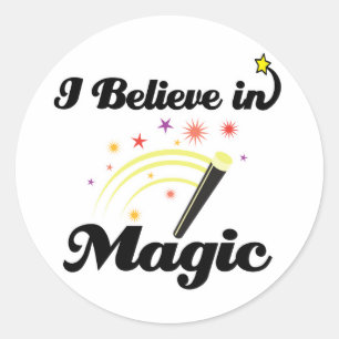 Adesivo acredito em magia