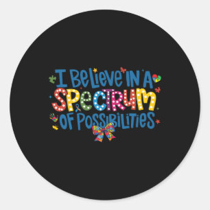 Adesivo Acredito Num Espectro De Possibilidades Autismo Aw