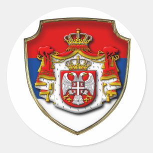 Adesivo AD 002 - Escudo medieval sérvio Sérvia