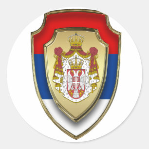 Adesivo AD 003 - Escudo medieval sérvio Sérvia 