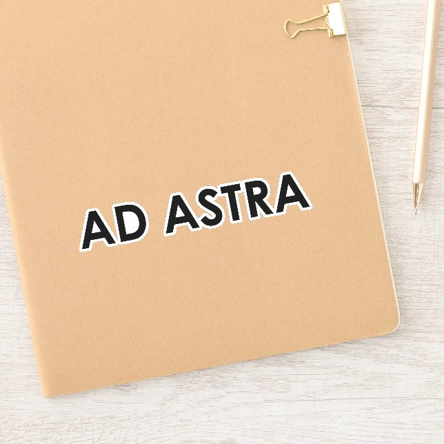 Adesivo Ad astra (Notebook)