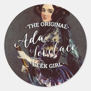Adesivo Ada Lovelace - A Geek Original