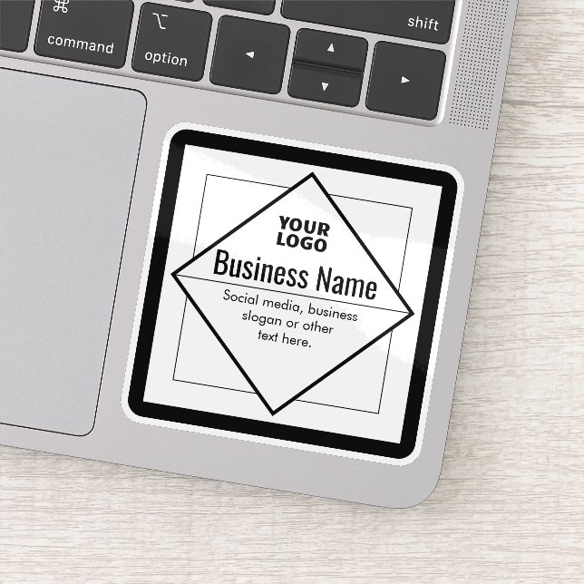 Adesivo Add Your Logo Customizable Template (Detalhe)