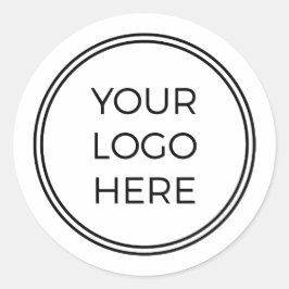 Adesivo Add Your Logo Simple Round Label