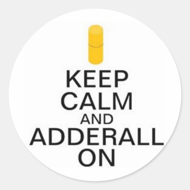 Adesivo Adderall Stickers (Frente)