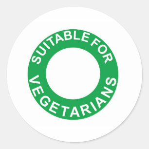 Adesivo Adequado Para Vegetarianos