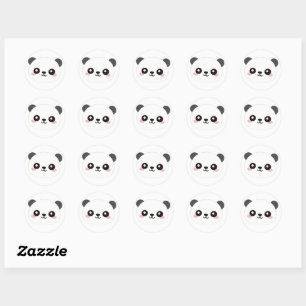 Adesivo adereços de panda