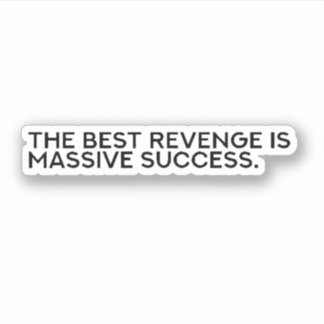 Adesivo adereços de sucesso,citação motivacional,ambição