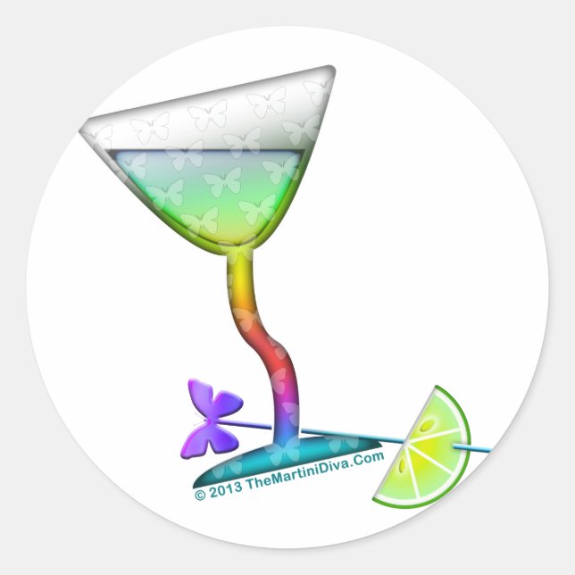 ADESIVO ADEREÇOS - MARTINI BORBOLETA (Frente)