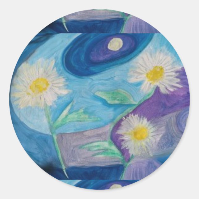 ADESIVO ADERVES DE MARGARIDA BONITOS DA ARTISTA PAULA REIL (Frente)