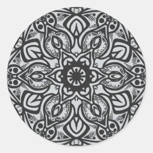 Adesivo adesivo,adesivo de design de arte mandala,item de