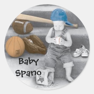 Adesivo adesivo, logotipo, Baby Spano