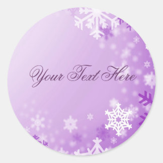 Adesivo Adesivo/selo de envelope de Natal com floco de nev
