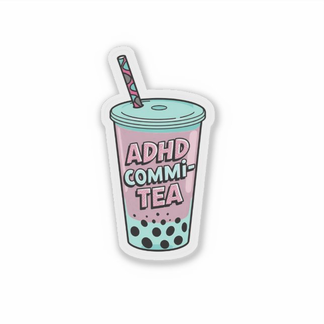 adesivo ADHD Commi-tea (Frente)