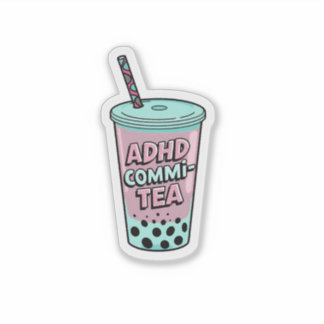 Adesivo ADHD Commi-tea sticker