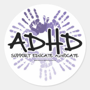 Adesivo ADHD Handprint