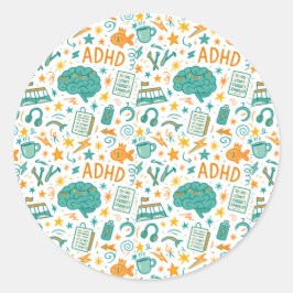Adesivo ADHD: Magicamente distraído