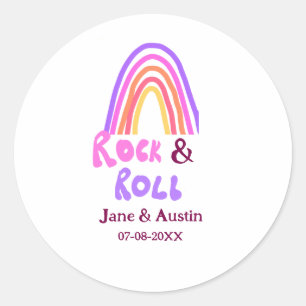 Adesivo Adição de casal do Rock & roll