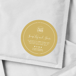 Adesivo Adicionar borda branca do logotipo e compartilhar 