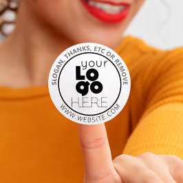 Adesivo adicionar logotipo aqui: crie sua própria empresa 