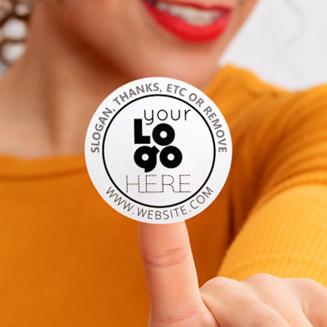 Adesivo adicionar logotipo aqui: crie sua própria empresa  (Criador carregado)