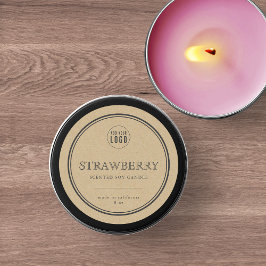 Adesivo Adicionar logotipo Cinza clássica Borda da borda d