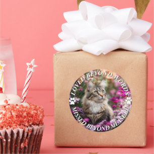 Adesivo Adicionar Memorial de Gato de Estimação
