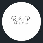 Adesivo Adicionar nome de casal monograma adicionar data a<br><div class="desc">Para amantes como nós</div>