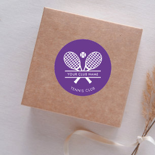 Adesivo Adicionar Nome do Clube Tênis Equipe Roxo Qualquer
