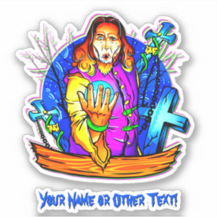 Adesivo Adicionar nome, mago assistente Crystal Ball Cross