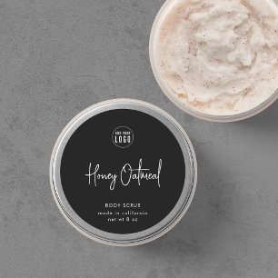 Adesivo Adicionar script de logotipo Produto minimalista d