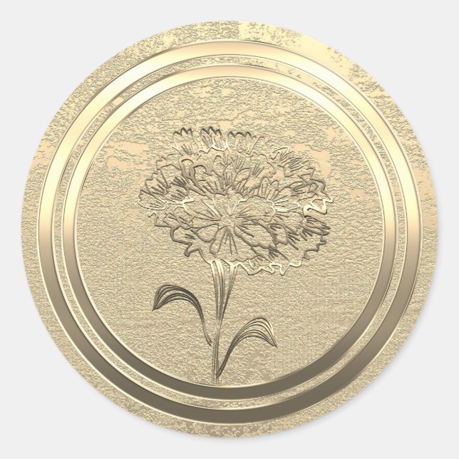 Adesivo Adicionar Texto Cravo de Ouro Janeiro  (Frente)