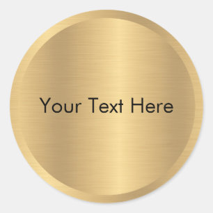 Adesivo Adicionar texto modelo em branco com aparência de 