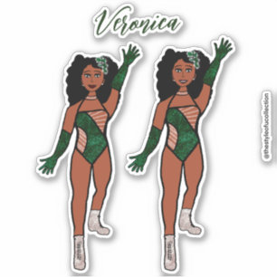 Adesivo Adicionar um nome Dancer Sticker Forest & Diamante